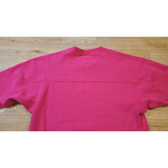 Vintage USA Russell Sweatshirt Mens Medium Pink Reverse Weave Fleece Crew Neck - Picture 12 of 16